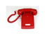 Picture of Cortelco ITT-2500 NDL-RD Desk No Dial Red *NEW*